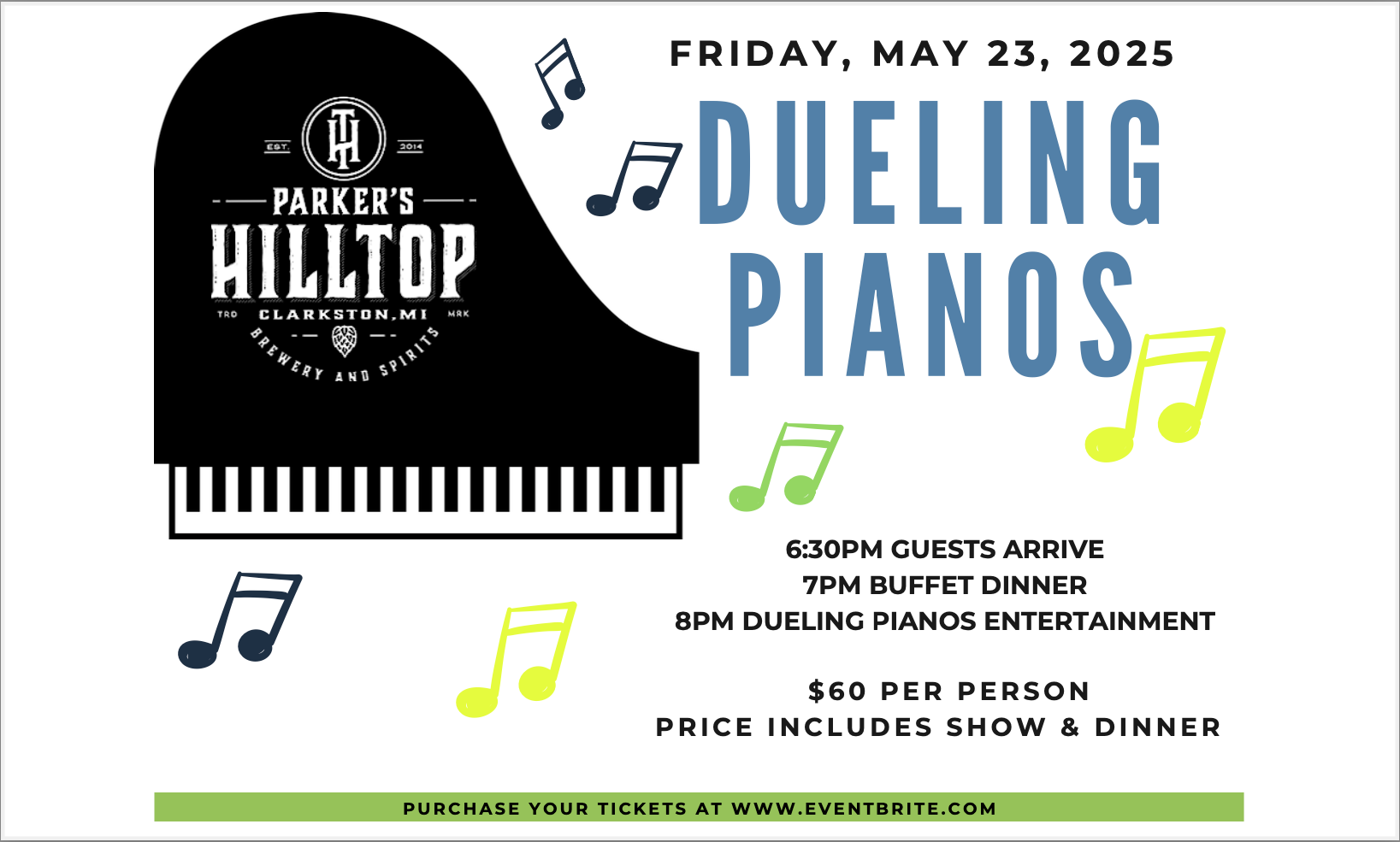 Dueling Pianos flyer